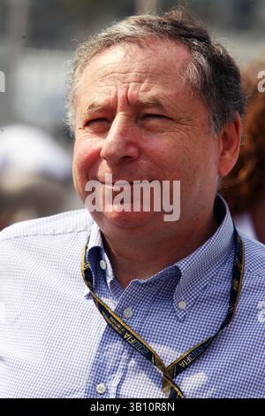 14. November 2010 - Abu Dhabi, Vereinigte Arabische Emirate - Jean Todt (FRA) FIA Präsident... Formel-1-Weltmeisterschaft, Rd 19, Abu Dhabi Grand Prix, Renntag, Yas Marina Circuit. (Vermerk: © Sutton Motorsports/ZUMApress.com) Stockfoto