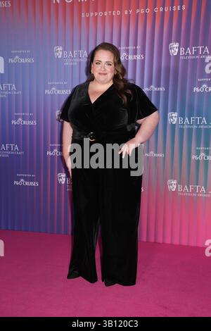 Jessica Gunning nahm an der Nominees Party für den BAFTA TV and Craft Award im Victoria and Albert Museum in London Teil. Bilddatum: Donnerstag, 24. April 2025. Stockfoto