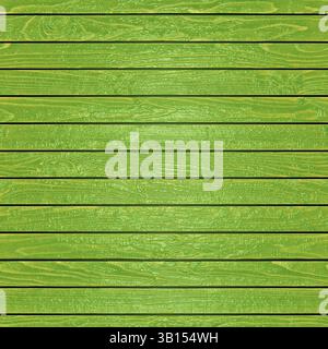 Grün lackierte Holzdielen schaffen einen rustikalen und strukturierten Hintergrund, ideal für Designprojekte in Bezug auf Natur, Bau oder heimwerkerarbeit. Weißrussland Stockfoto