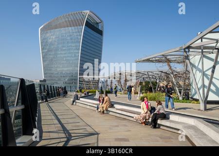The Garden auf dem Dach 120, City of London, England Stockfoto