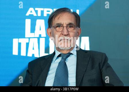 Rom, Italien. Dezember 2024. Im Foto Ignazio La Russa. NUR REDAKTIONELLE VERWENDUNG! NICHT FÜR KOMMERZIELLE ZWECKE! Stockfoto