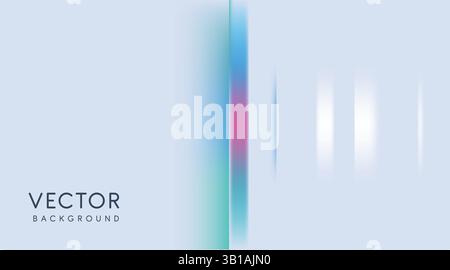 Ein zeitgenössischer und moderner abstrakter Vektorhintergrund mit lebendigen Verlaufselementen Stock Vektor
