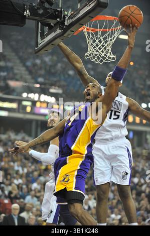 3. November 2010: Kobe Bryant #24 der Los Angeles Lakers in Aktion in der Arco Arena in Sacramento, CA. Ben Munn/CSM. (Bild: © Ben Munn/Cal Sport Media/ZUMApress.com) Stockfoto