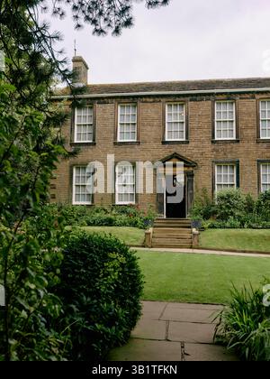 Das Brontë Parsonage Museum in Haworth ist ein Dorf in West Yorkshire, England Stockfoto