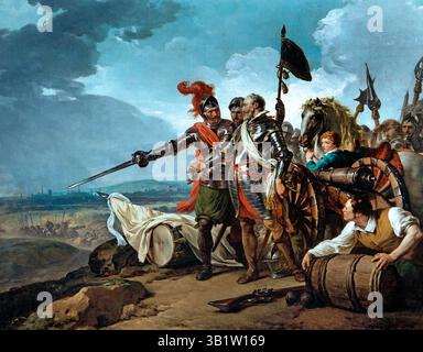 Heinrich IV. König von Navarra und Frankreich bringt Essen in Paris 1783 Francois André Vincent 1746 - 1816 France Louvre Paris, Museum für schöne Kunst, Frankreich, Stockfoto