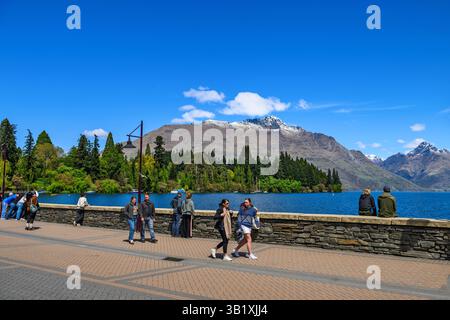 Sehenswürdigkeiten und Szenen aus Queenstown, Neuseeland Stockfoto
