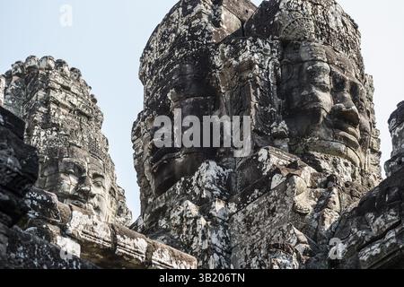 Bayon Tempel, Angkor Wat, Angkor, UNESCO-Weltkulturerbe, Siem Reap, Kambodscha, Indochina, Südostasien, Asien Stockfoto