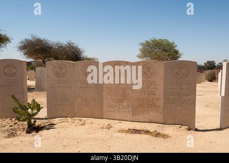 El Alamein-Denkmal, Egipto Stockfoto