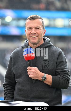 Frankfurt, Deutschland. April 2025. Fußball 1. Bundesliga 31. Spieltag Eintracht Frankfurt - RB Leipzig am 26.04.2025 im Deutschen Bank Park Frankfurt Lothar Matthaeus DFL-Vorschriften verbieten jede Verwendung von Fotografien als Bildsequenzen und/oder Quasi-Video. Foto: Revierfoto Credit: ddp Media GmbH/Alamy Live News Stockfoto