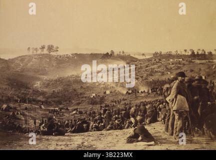 12. Mai 1864: Virginia, USA: Gefangene der Konföderierten in Belle Plain Landing, gefangen genommen mit Johnson's Division. (Kreditbild: © BuyEnlarge/ZUMAPRESS.com) Stockfoto