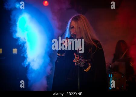 April 2025. Mocvara Zagreb, die Live-Show der amerikanischen Band Coven Stockfoto