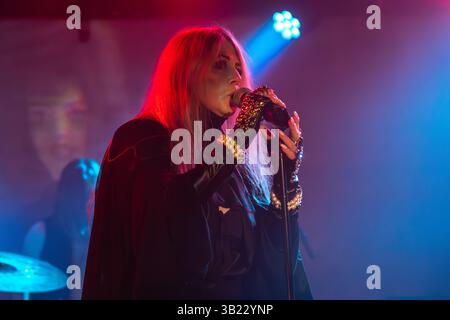 April 2025. Mocvara Zagreb, die Live-Show der amerikanischen Band Coven Stockfoto