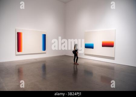 New York, Vereinigte Staaten von Amerika – 9. Oktober 2018. Innenansicht der Pace Gallery in der 510 W 25th Street in New York City. Pace ist einer der führenden internationalen organisationen Stockfoto