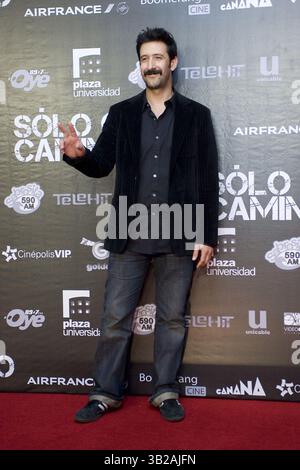 August 2009 - Mexiko-Stadt, Mexiko - JOSE MARIA YAZPIK nimmt an einer Pressekonferenz Teil, um den Film „Just Walking“ am 17. August 2009 im W Hotel in Mexiko-Stadt vorzustellen. (Kreditbild: © Carlos Tischler/ZUMA Press) Stockfoto