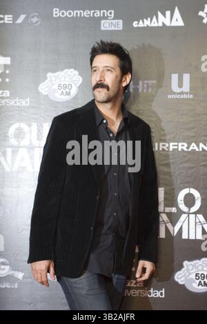 August 2009 - Mexiko-Stadt, Mexiko - JOSE MARIA YAZPIK nimmt an einer Pressekonferenz Teil, um den Film „Just Walking“ am 17. August 2009 im W Hotel in Mexiko-Stadt vorzustellen. (Kreditbild: © Carlos Tischler/ZUMA Press) Stockfoto