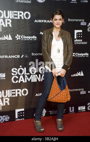 17. August 2009 - Mexiko-Stadt, Mexiko - IRENE AZUELA nimmt an einer Pressekonferenz Teil, um den Film „Just Walking“ am 17. August 2009 im W Hotel in Mexiko-Stadt vorzustellen. (Kreditbild: © Carlos Tischler/ZUMA Press) Stockfoto