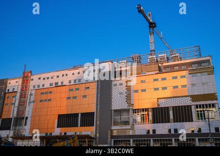 Bau des neuen St. Paul's Hospital in Vancouver, BC Stockfoto