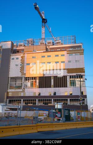 Bau des neuen St. Paul's Hospital in Vancouver, BC Stockfoto