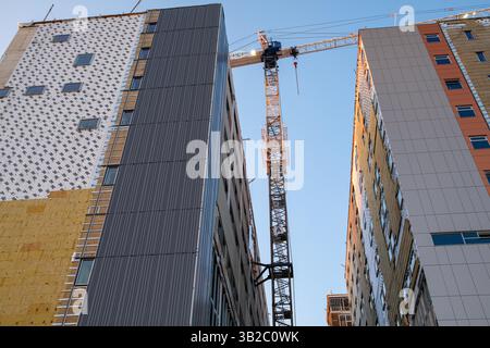 Bau des neuen St. Paul's Hospital in Vancouver, BC Stockfoto