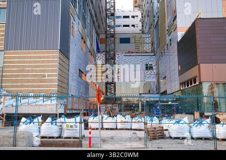 Bau des neuen St. Paul's Hospital in Vancouver, BC Stockfoto