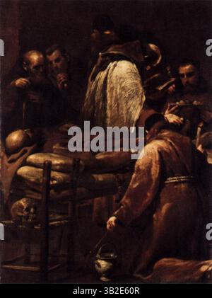 Giuseppe Maria Crespi – eine Serie von Leinwänden, die sieben Sakramente, wurde um 1712 gemalt und befindet sich heute in der Gemäldegalerie Alte Meister Dresden. - Extreme Auktion Stockfoto