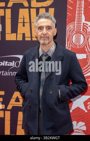 New York, Usa. April 2025. John Turturro besucht am 27. April 2025 die „Dead Outlaw“ Broadway Opening Night im Longacre Theatre in New York City, USA. (Foto von Thenews2/NurPhoto) Credit: NurPhoto SRL/Alamy Live News Stockfoto