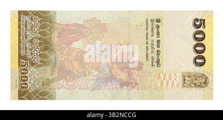 28. Februar 2015 - Banknoten 5000 Sri-Lanka-Rupien (Kreditbild: © Andrey Nekrasov/ZUMA Wire/ZUMAPRESS.com) Stockfoto