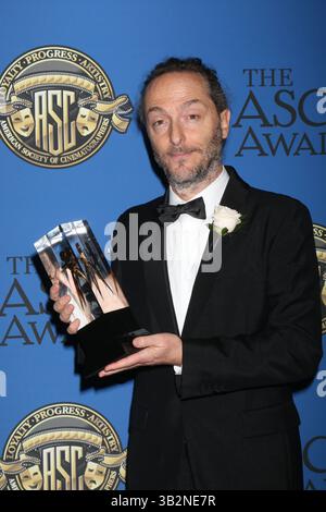 15. Februar 2016 - Century City, CA, USA - LOS ANGELES - 14. Februar: Emmanuel Lubezki bei den American Society of Cinematographers Awards 2016 im Century Plaza Hotel am 14. Februar 2016 in Century City, CA Foto via Newscom (Credit Image: © Kathy Hutchins/Newscom via ZUMA Press) Stockfoto