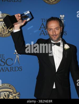 15. Februar 2016 - Century City, CA, USA - LOS ANGELES - 14. Februar: Emmanuel Lubezki bei den American Society of Cinematographers Awards 2016 im Century Plaza Hotel am 14. Februar 2016 in Century City, CA Foto via Newscom (Credit Image: © Kathy Hutchins/Newscom via ZUMA Press) Stockfoto