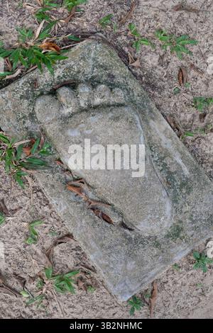 Eines der Kunstwerke im Alam Mayang Park, Pekanbaru Stockfoto