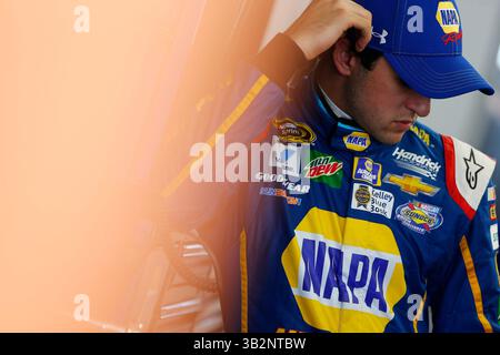 4. März 2016 – Las Vegas, NV, USA – Las Vegas, NV – 04. März 2016: Chase Elliott (24) trainiert für den Kobalt 400 auf dem Las Vegas Motor Speedway in Las Vegas, NV. (Kreditbild: © ASP/CSM via ZUMA Wire) Stockfoto