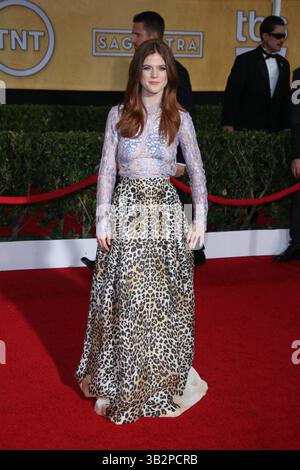 Rose Leslie nimmt an den Annual Screen Actors Guild Awards 20th, sag