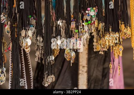 3. Januar 2016 - Atotonilco, Guanajuato, Mexiko - religiöse Ikonen und Objekte für mexikanische Pilger und Pönitenten im Heiligtum von Atotonilco, einem wichtigen katholischen Schrein in Atotonilco, Mexiko. (Bild: © Richard Ellis Via ZUMA Wire) Stockfoto