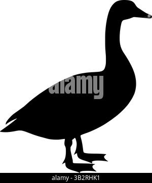 Ente Silhouette Vektor Illustration für Design und Dekoration Stock Vektor
