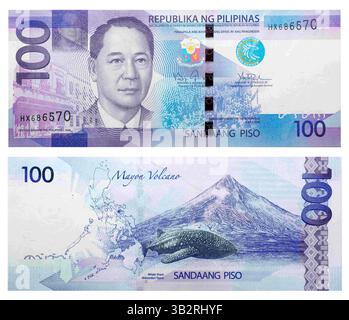 15. Oktober 2014 - Banknoten 100 philippinische Peso (Credit-Bild: © Andrey Nekrassow/ZUMA Wire/ZUMAPRESS.com) Stockfoto