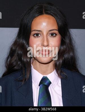 Hollywood, Usa. April 2025. HOLLYWOOD, LOS ANGELES, KALIFORNIEN, USA - 27. APRIL: Naz Perez kommt beim „Dope Thief“-Event von Apple TV, der am 27. April 2025 im Apple TV Emmy House - Hollywood Athletic Club in Hollywood, Los Angeles, Kalifornien, USA stattfindet. (Foto: Xavier Collin/Image Press Agency) Credit: Image Press Agency/Alamy Live News Stockfoto