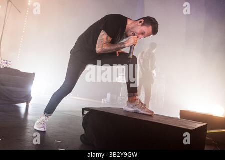 28. November 2015 - San Antonio, Texas, USA - Parkway Drive tritt im Aztec Theatre in San Antonio, Tx auf (28.11.15). Foto von WINSTON MCCALL. (Bild: © Michael Mullenix via ZUMA Wire) Stockfoto