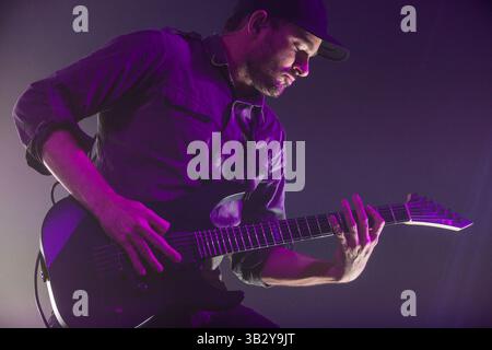 28. November 2015 - San Antonio, Texas, USA - Parkway Drive tritt im Aztec Theatre in San Antonio, Tx auf (28.11.15). Foto von JEFF LING. (Bild: © Michael Mullenix via ZUMA Wire) Stockfoto