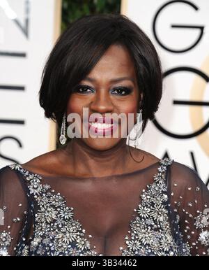 Jan. 2016 - Hollywood, Kalifornien, USA - Viola Davis (Kreditbild: © Dave LongendykeGlobe Photos via ZUMA Wire) Stockfoto
