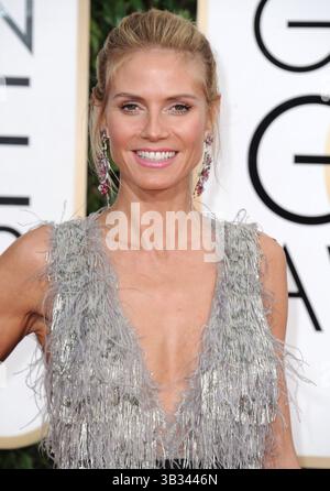 Januar 2016 - Hollywood, Kalifornien, USA - Heidi Klum (Kreditbild: © Dave LongendykeGlobe Photos via ZUMA Wire) Stockfoto
