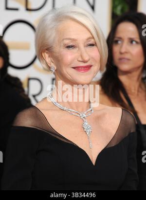 Januar 2016 – Hollywood, Kalifornien, USA – Helen Mirren (Kreditbild: © Dave LongendykeGlobe Photos via ZUMA Wire) Stockfoto