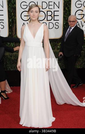 Januar 2016 - Hollywood, Kalifornien, USA - Saoirse Ronan (Foto: © Dave LongendykeGlobe Fotos via ZUMA Wire) Stockfoto