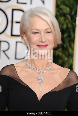 Januar 2016 – Hollywood, Kalifornien, USA – Helen Mirren (Kreditbild: © Dave LongendykeGlobe Photos via ZUMA Wire) Stockfoto