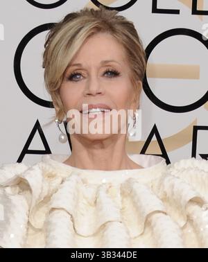 Januar 2016 - Hollywood, Kalifornien, USA - Jane Fonda (Kreditbild: © Dave LongendykeGlobe Photos via ZUMA Wire) Stockfoto