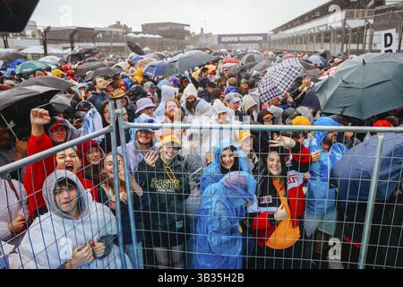 MELBOURNE, AUSTRALIEN - 16. MÄRZ: Crowdatmosphäre beim Großen Preis von Australien 2025 im Albert Park in Melbourne, Australien, Ozeanien Stockfoto