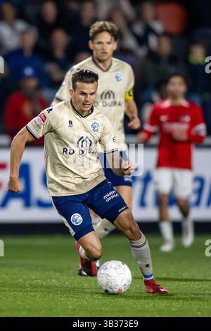 Wijdewormer, Niederlande. April 2025. WIJDEWORMER - 28.04.2025, AFAS Trainingscentrum. Fußball, Keukenkampioen divisie, Saison 2024-2025. Während des Spiels Jong AZ - den Bosch spielt Byron Burgering aus dem FC den Bosch Credit: Pro Shots/Alamy Live News Stockfoto