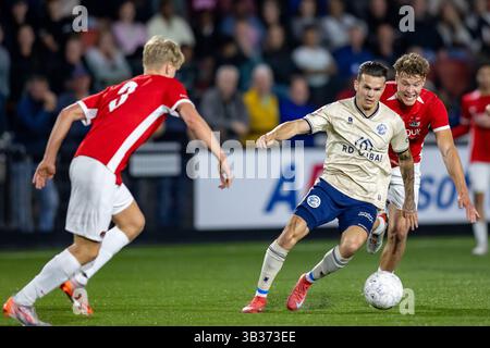 Wijdewormer, Niederlande. April 2025. WIJDEWORMER - 28.04.2025, AFAS Trainingscentrum. Fußball, Keukenkampioen divisie, Saison 2024-2025. Während des Spiels Jong AZ - den Bosch spielt Byron Burgering aus dem FC den Bosch Credit: Pro Shots/Alamy Live News Stockfoto