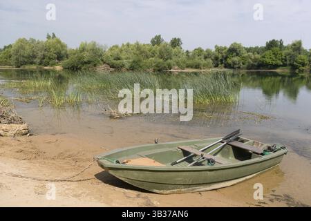 Fluss Doubs im westlichen Frankreich Stockfoto