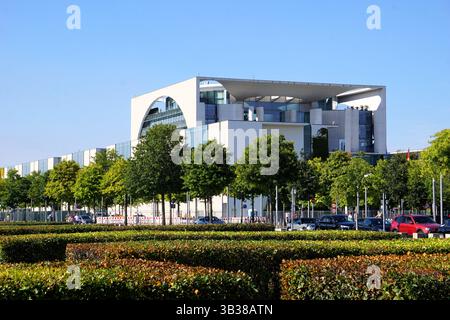 Das Bundeskanzleramt ist Sitz und Wohnsitz des Bundeskanzlers in Berlin Stockfoto