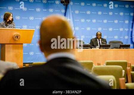 New York, New York, USA. April 2025. Quelle: ZUMA Press, Inc./Alamy Live News Stockfoto